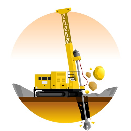 Logo Illustration for Mining Company