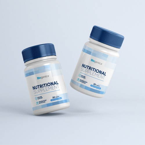 Supplement label design