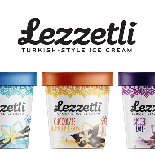 Turkish-Style Ice Cream Packaging Design