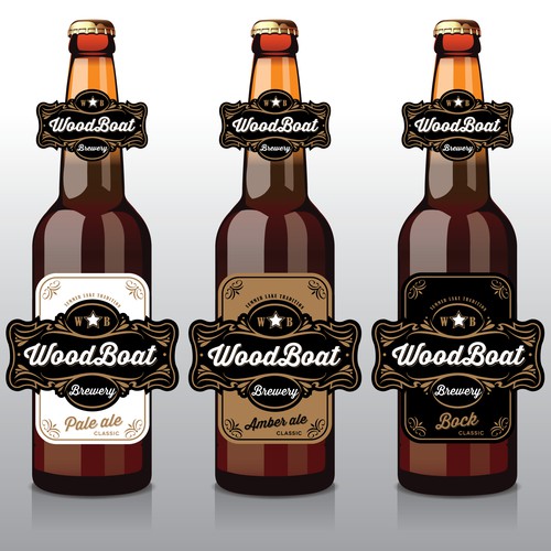 beer packaging design needed 4 wood*boat brewing company