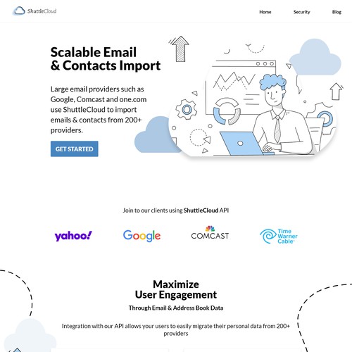 Website for Email Migration Company