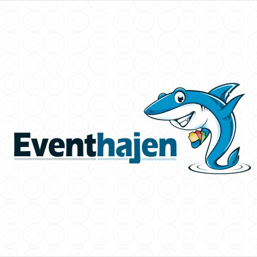 Create an awesome logo with a shark for Eventhajen (Eventshark)