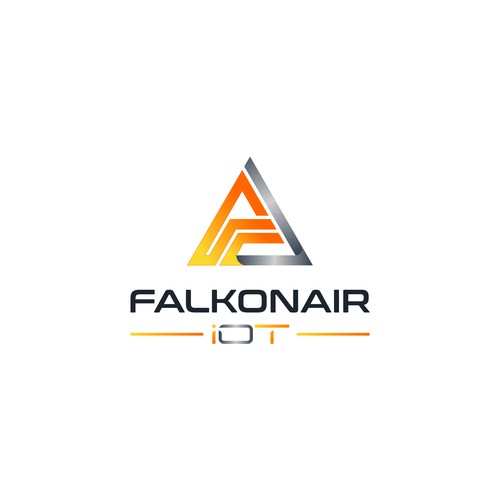 Falkonair IoT logo design