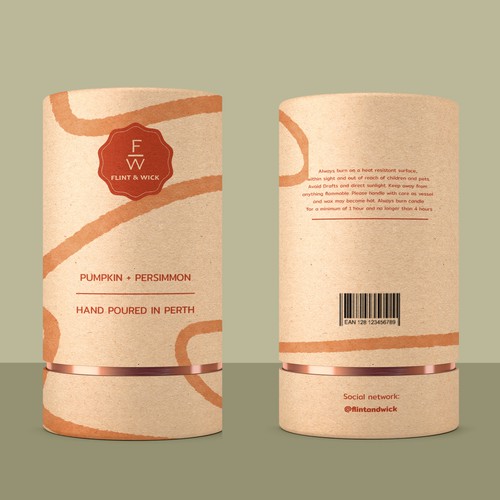 Tube Packaging for candle 