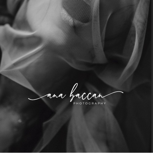 Initials monogram and logo for art photographer
