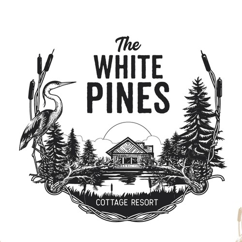 logo for The White Pines