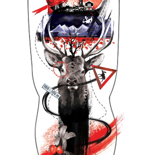 Tattoo - trash polka style