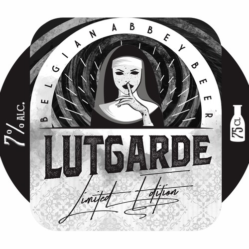 LUTGARDE BEER LABEL
