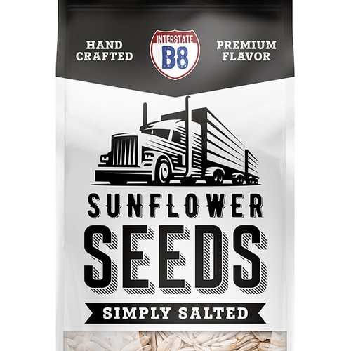 Redesign packaging Sunflower Seeds Interstate Bait
