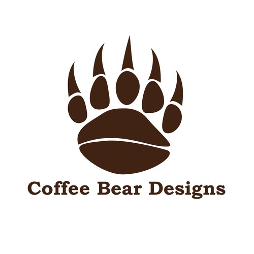 Logo for coffee and bear