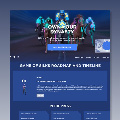 Website for the meta-universe