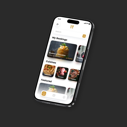 Design of a cooking app