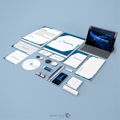 Papelería corporativa Saturn One