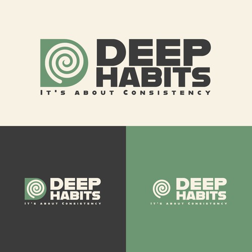 Deep Habits Logo Design