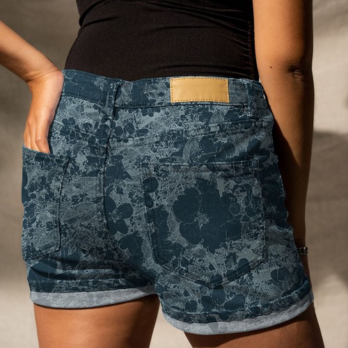Pattern collection for denim laser finishing and embellishment