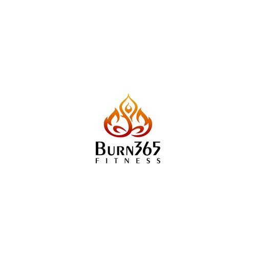 Burn365 Fitness logo concept