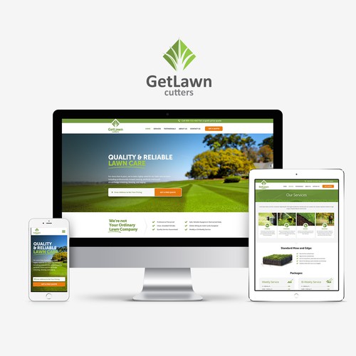 Website design for lawn care business