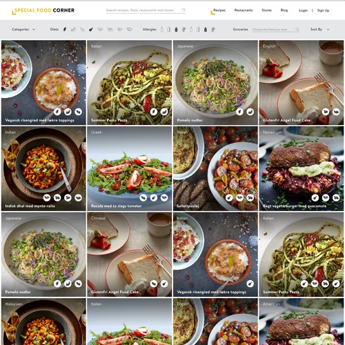 Recipe Web Design