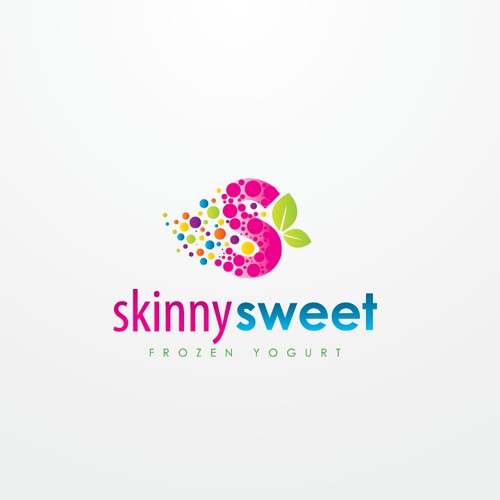 Design a COOL logo for Skinny Sweet Frozen Yogurt