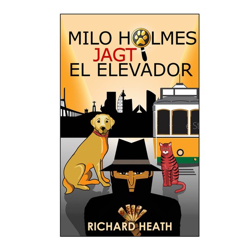 illustrated cover for cozy mystery