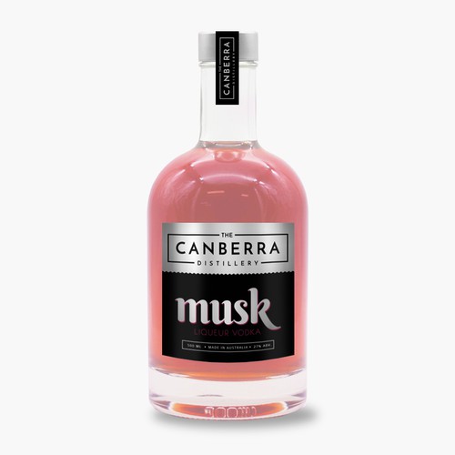 Label design for Vodka 