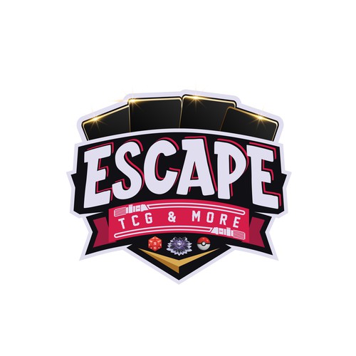 Logo design for ESCAPE TCG & MORE
