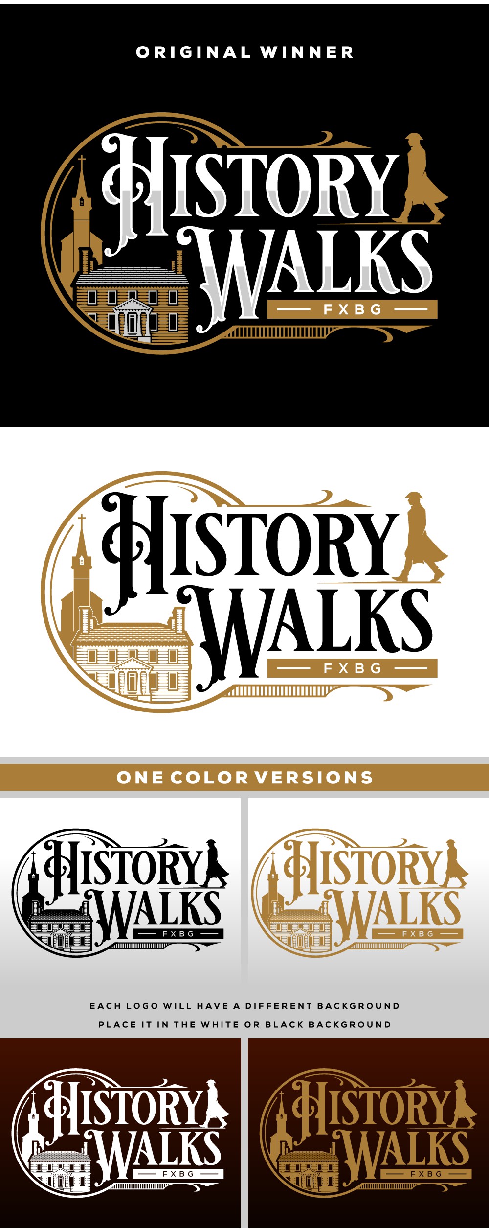 Walking tours logo to attract younger people