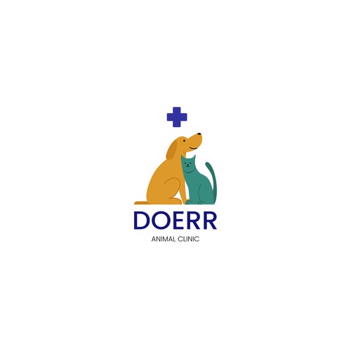 Logo for animal clinic