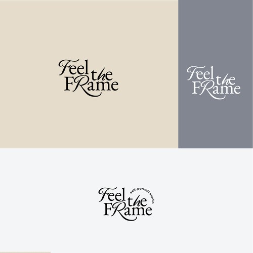 Bold, Modern Identity for a New Self-Portrait Studio