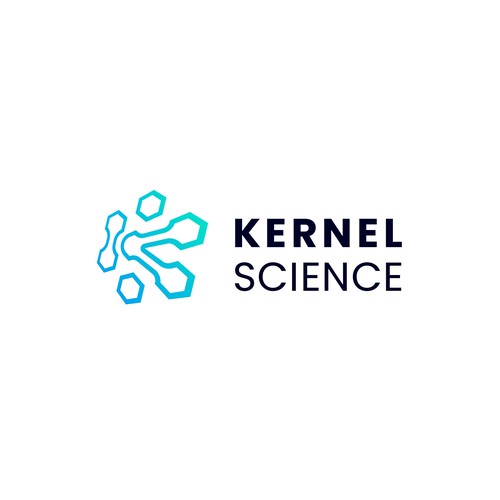 A minimalist logo icon for a Biotech brand