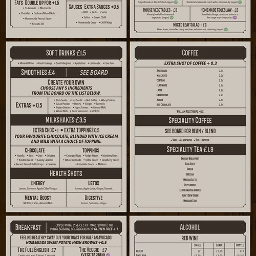 Menu Design 