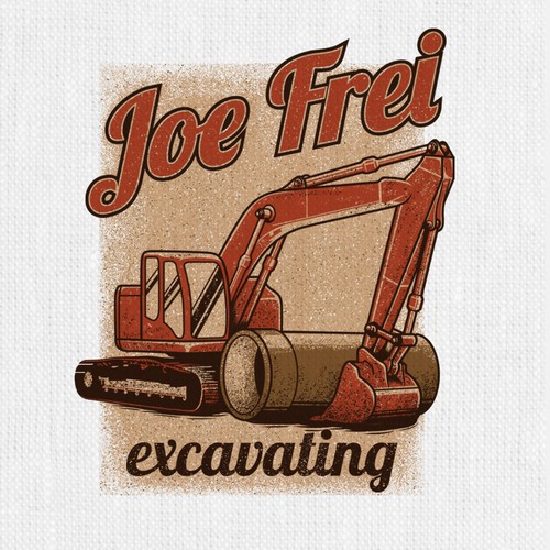 An illustration for Joe Frei Excavating