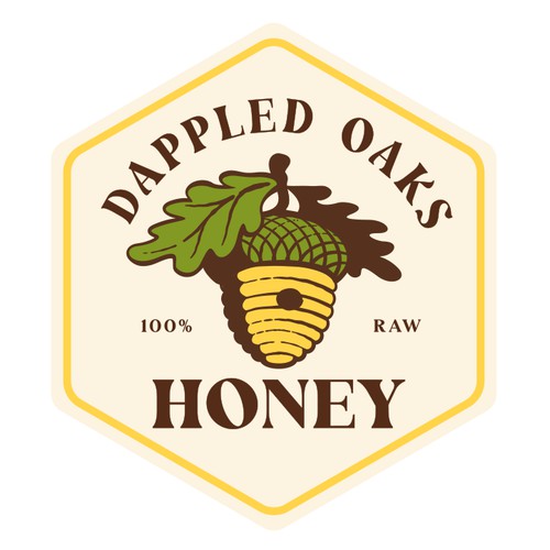 Logo for Dappled Oaks Honey