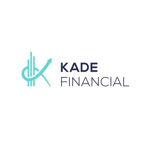 Letter 'K' logo concept combining a building icon