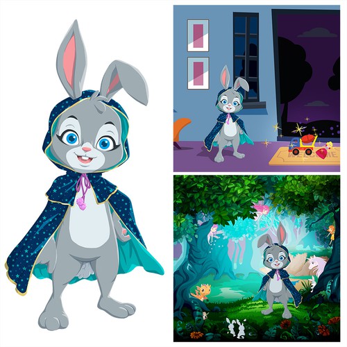 Magic Bunny Character