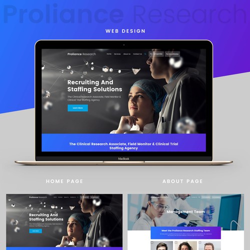 Bold Website Design For Medical Company