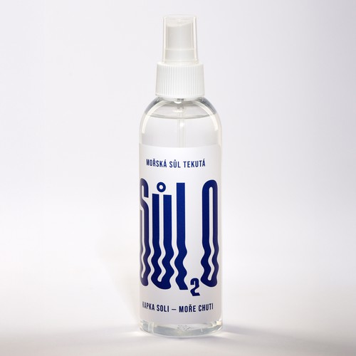 Logo and label for liquid Salt