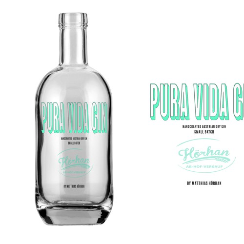 Logo, Pura Vida Gin