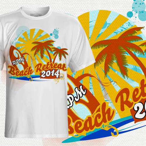 Church Beach Retreat T-Shirt Design