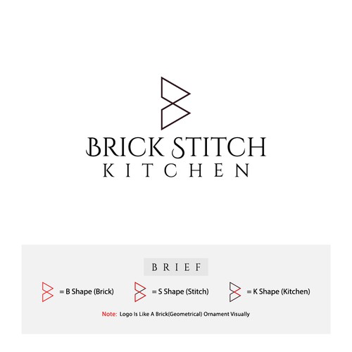 Brick Stitch Kitchen