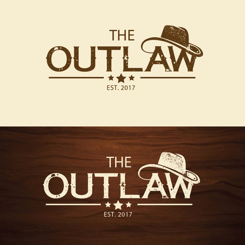 Logo design for The Outlaw bar