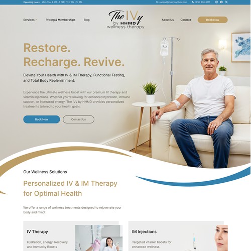 Premium Wellness Website Design