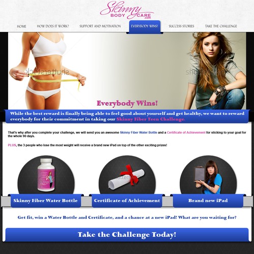 Skinny Fiber Teen Challenge