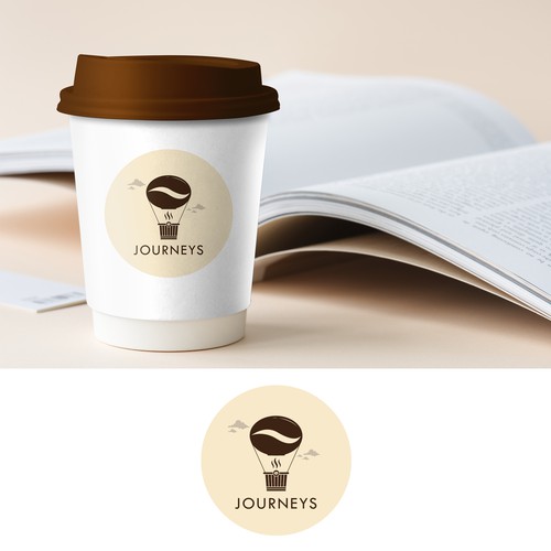 Creative logo concept for joureys coffee