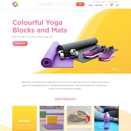 Yoga Equipment Ecommerce