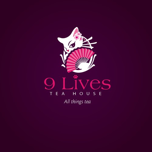 logo for 9 Lives Tea House