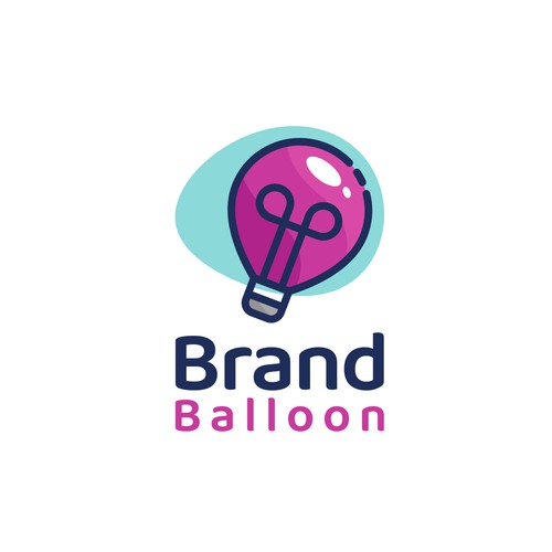 logo concept for brand balloon