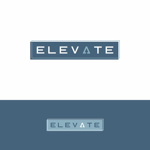 Elevate minimalist and conceptual logo