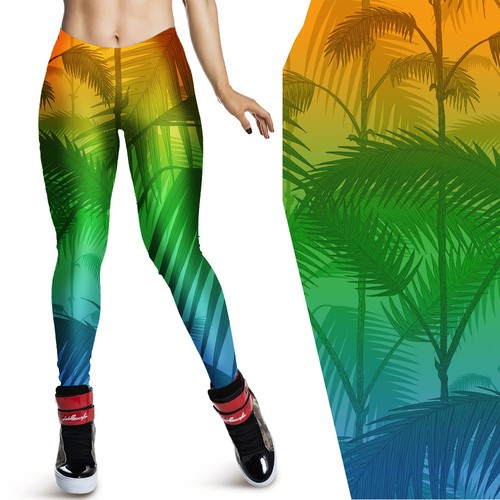 Create an awesome illustration for leggings print