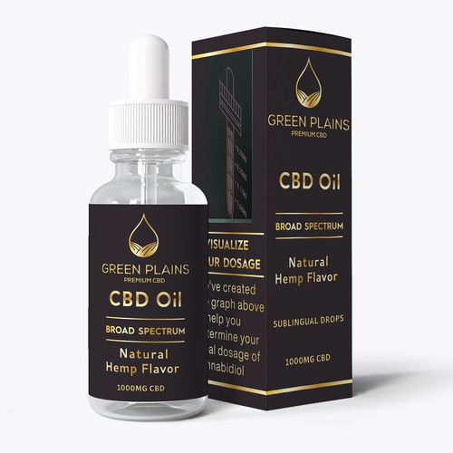 Product packaging Design for CBD Oil Brand